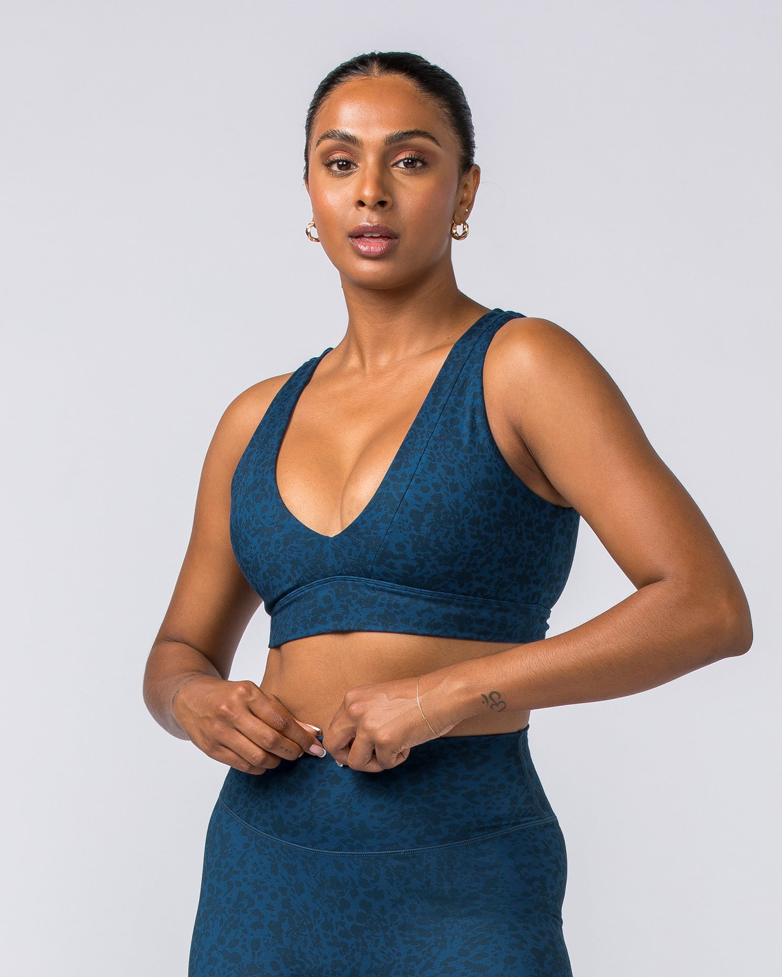 Serenity Bralette - Pacific Abstract Print-Bralettes-XXS-112310PACIFICAB-XXS-MNAPPRL28533-3-Muscle Nation