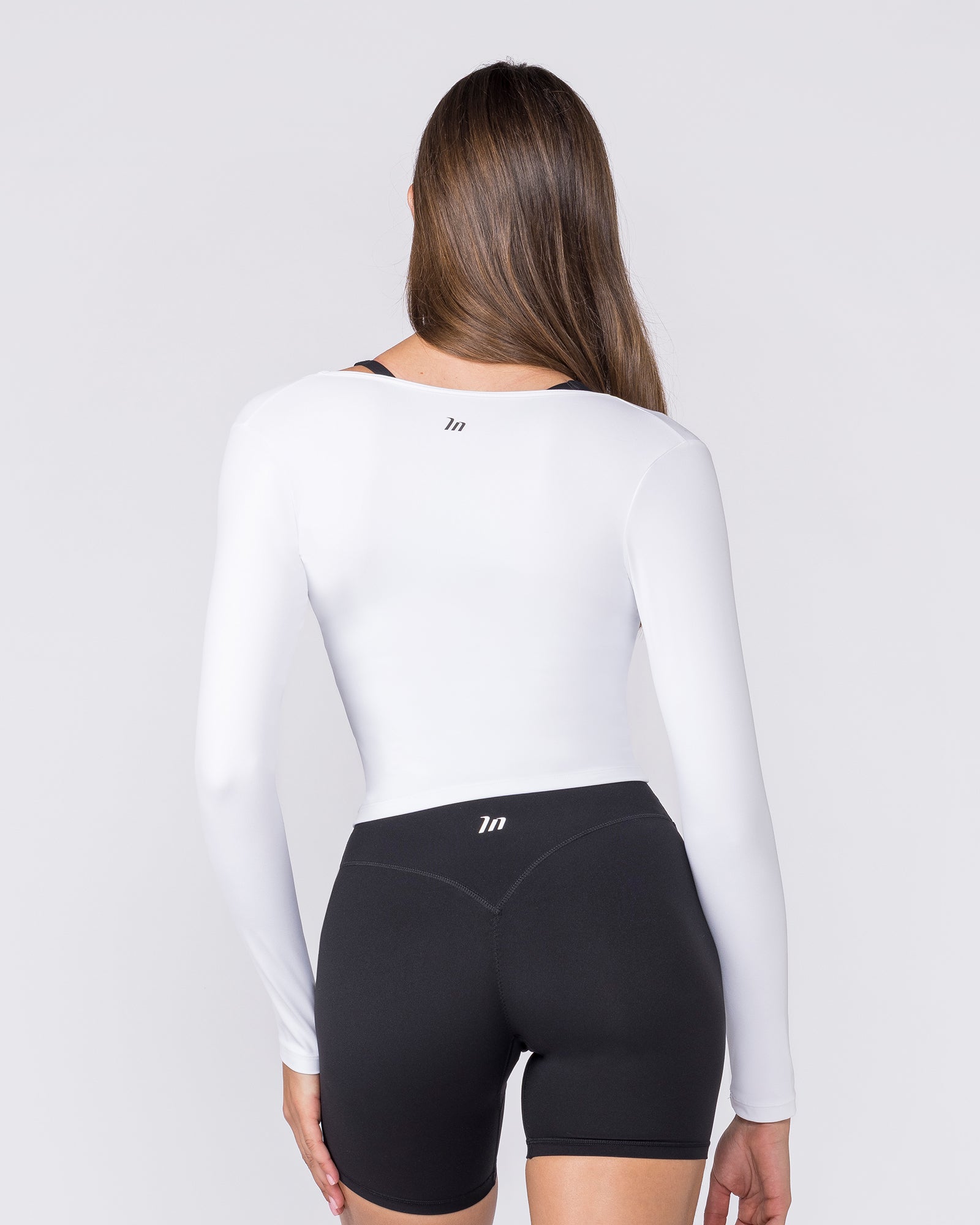 Base Long Sleeve Top - White-Tops-XXS-032609WHT-XXS-MNAPPRL49174-5-Muscle Nation