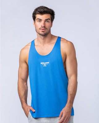 Core Training Tank - Azure Blue-Singlets & Tanks-S-112469AZRBLU-S-MNAPPRL34982-1-Muscle Nation