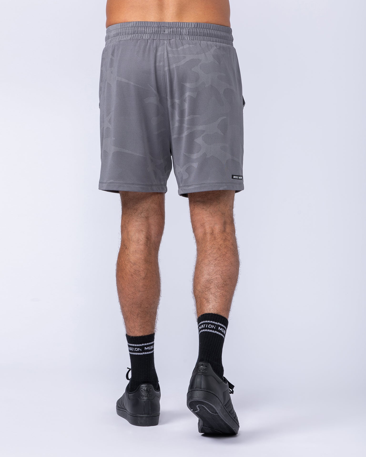 Tech Camo Lay Up 5" Shorts - Light Grey Camo-Shorts-S-112431LGRYCAMO-S-MNAPPRL35564-6-Muscle Nation