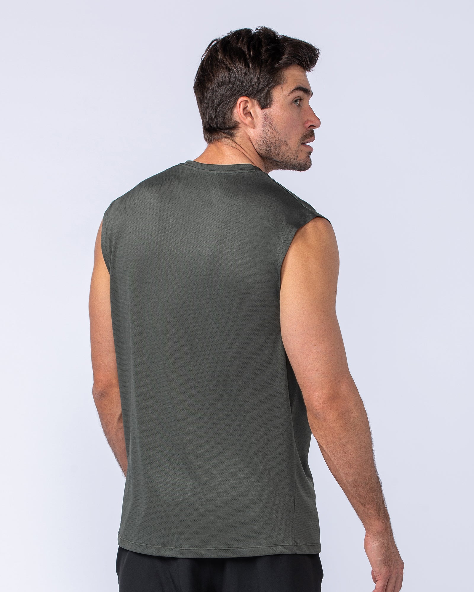 Relaxed Active Tank - Dark Khaki