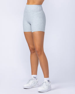 Zero Rise Rib Midway Shorts - Grey Marl-Shorts-XXS-112490GRYMRL-XXS-MNAPPRL33955-1-Muscle Nation