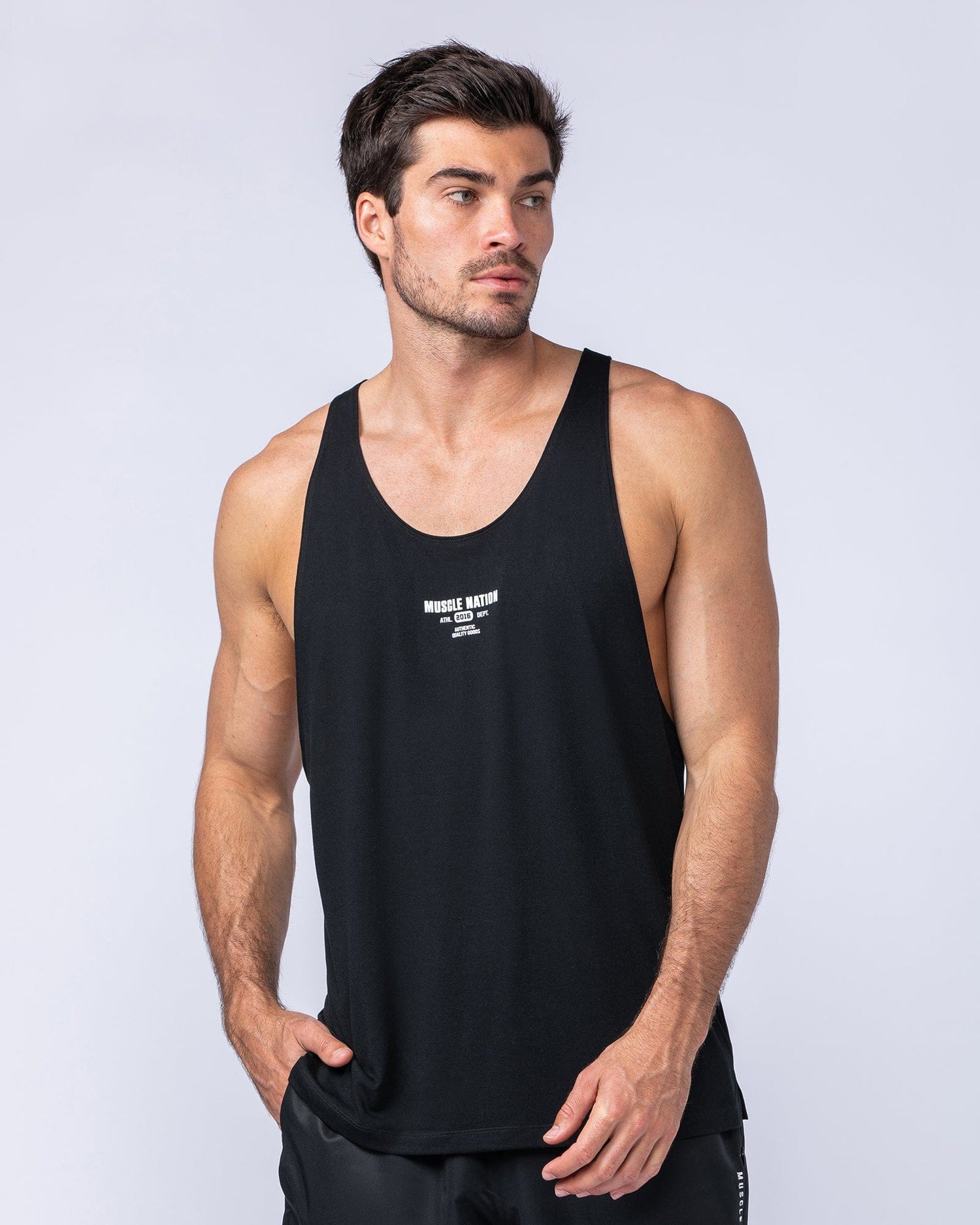 Core Training Tank Black - Muscle Nation men's muscle tank