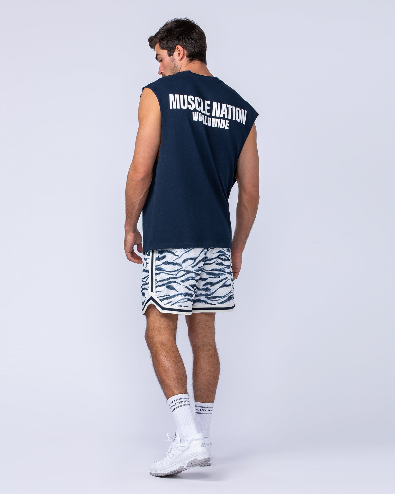 Worldwide Muscle Tank - Navy-Singlets & Tanks-S-082441NAVY-S-MNAPPRL34870-5-Muscle Nation