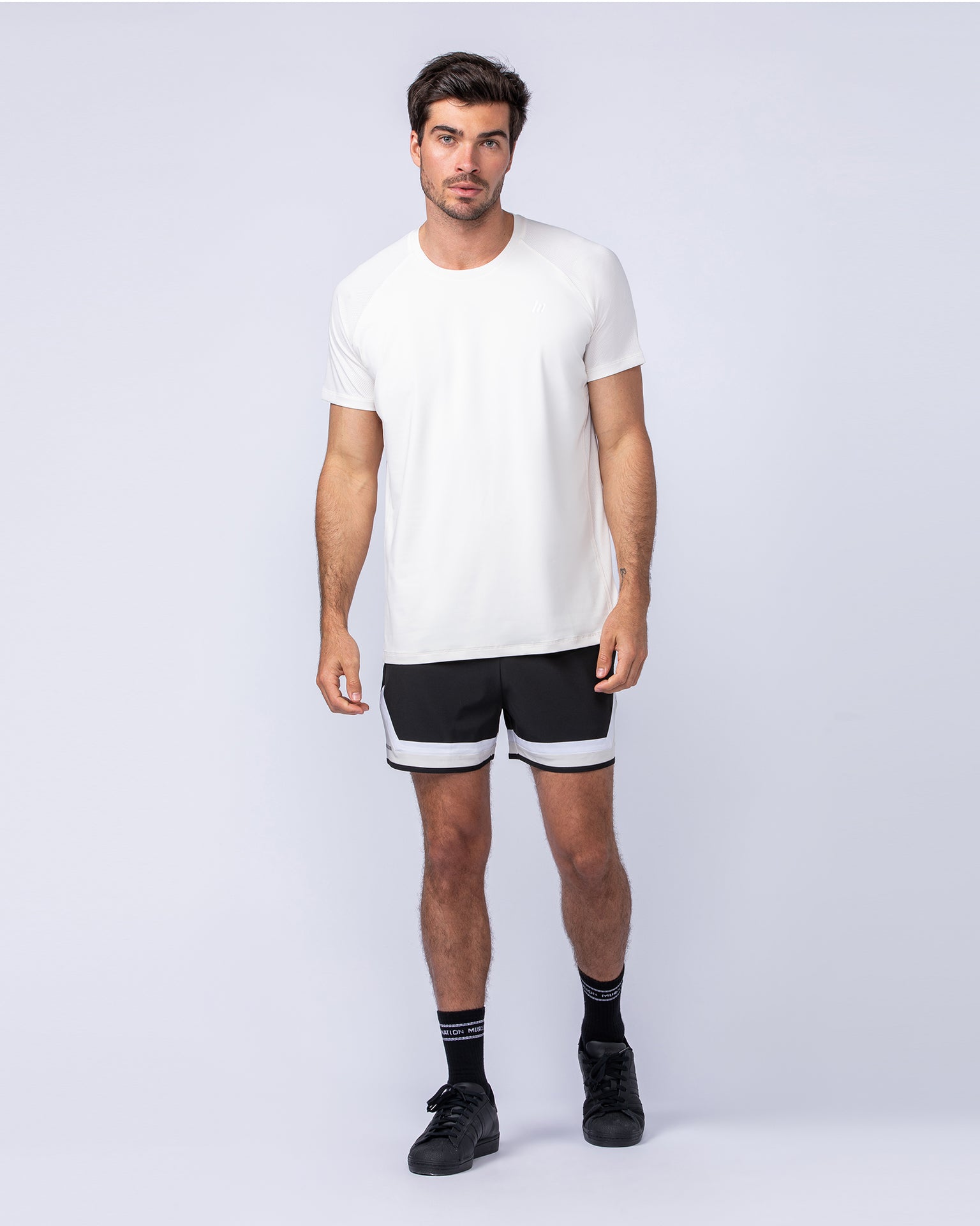 Player 4" Active Shorts - Black-Shorts-S-112429BLK-S-MNAPPRL35543-7-Muscle Nation