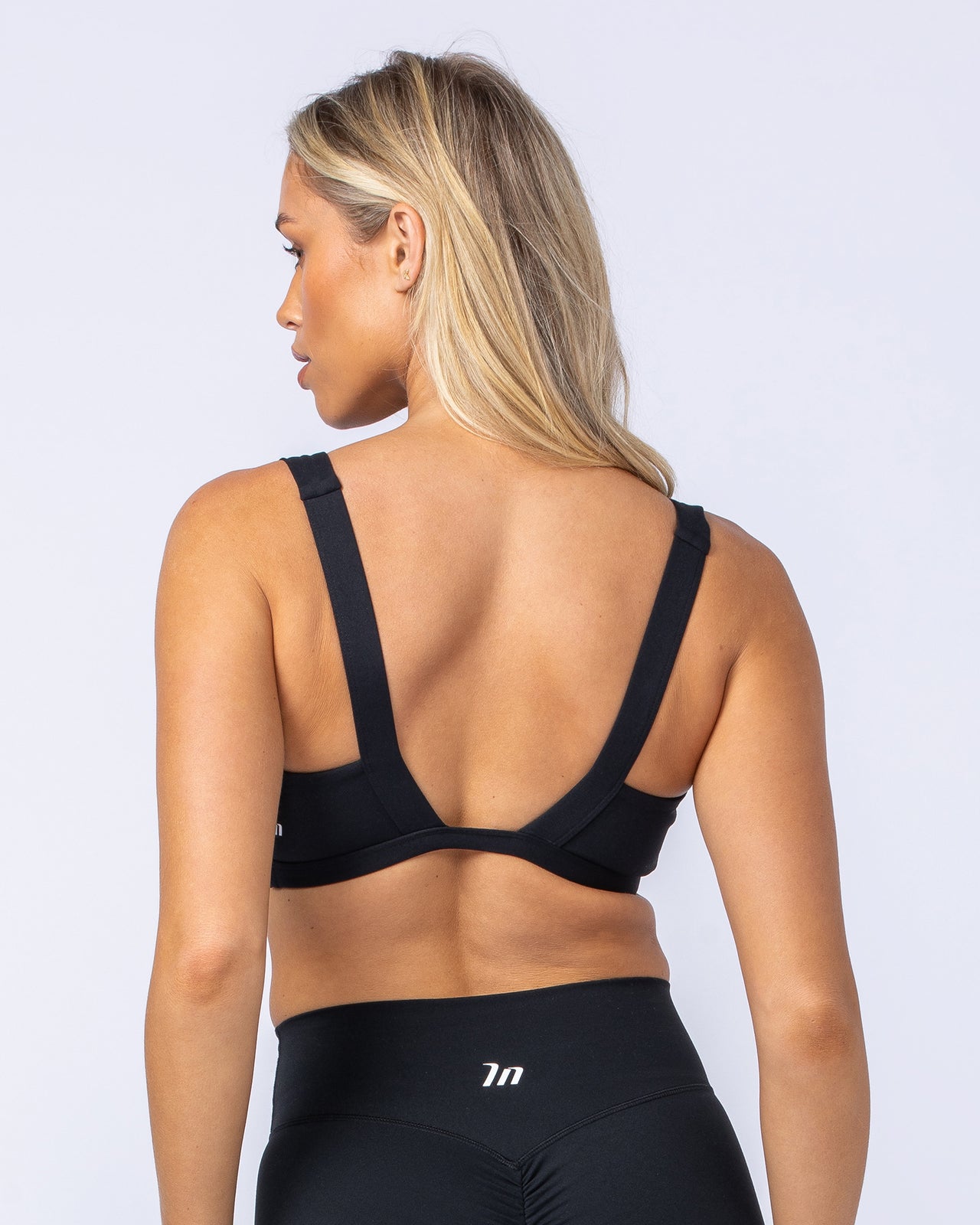 Glow Bralette Black - Muscle Nation women's bralette, view 4