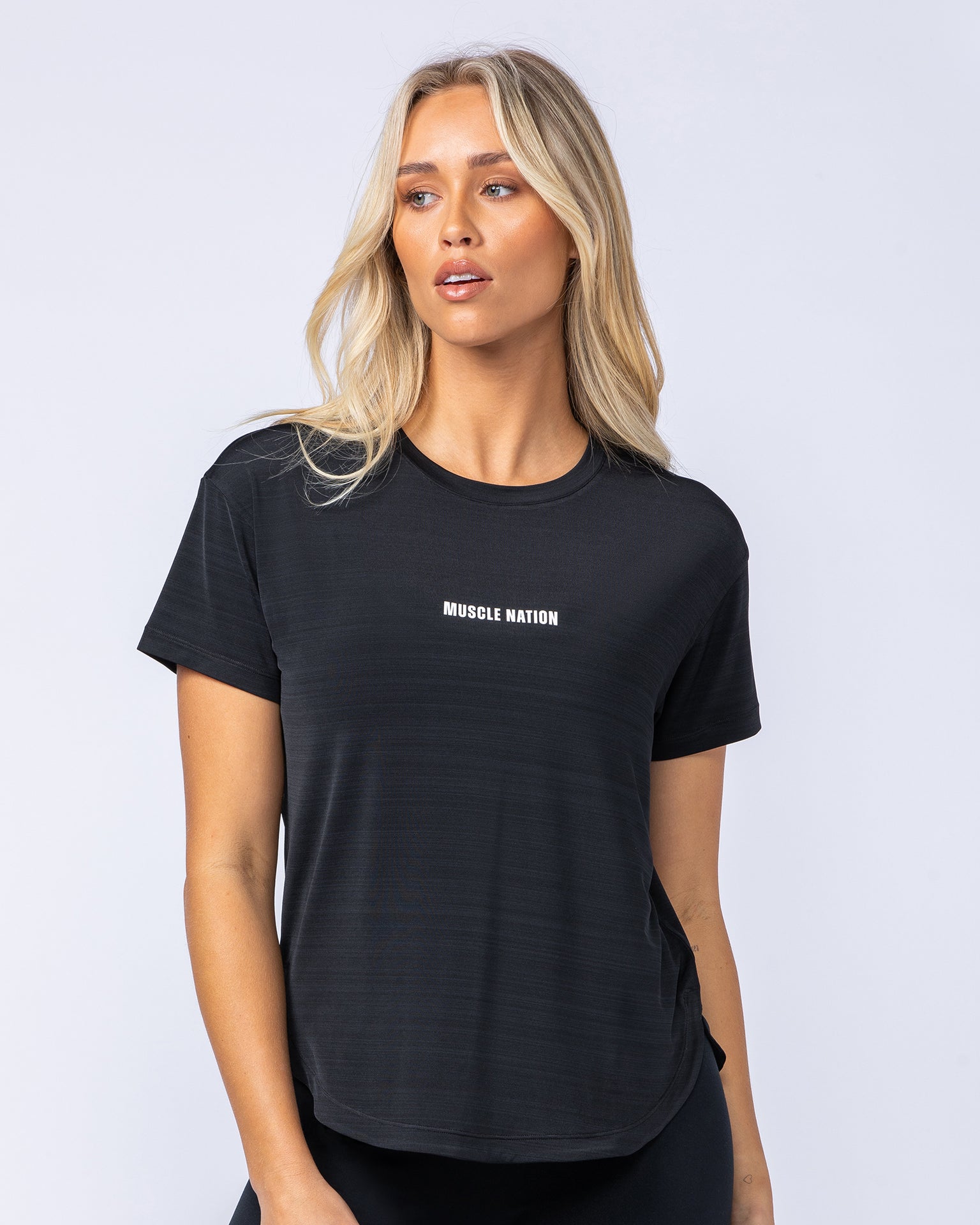 Ignite Training Tee - Black (Original Logo)-T-Shirts-XXS-1124215BLKOG-XXS-MNAPPRL34522-2-Muscle Nation