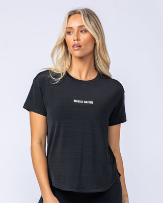 Ignite Training Tee - Black (Original Logo)-T-Shirts-XXS-1124215BLKOG-XXS-MNAPPRL34522-2-Muscle Nation