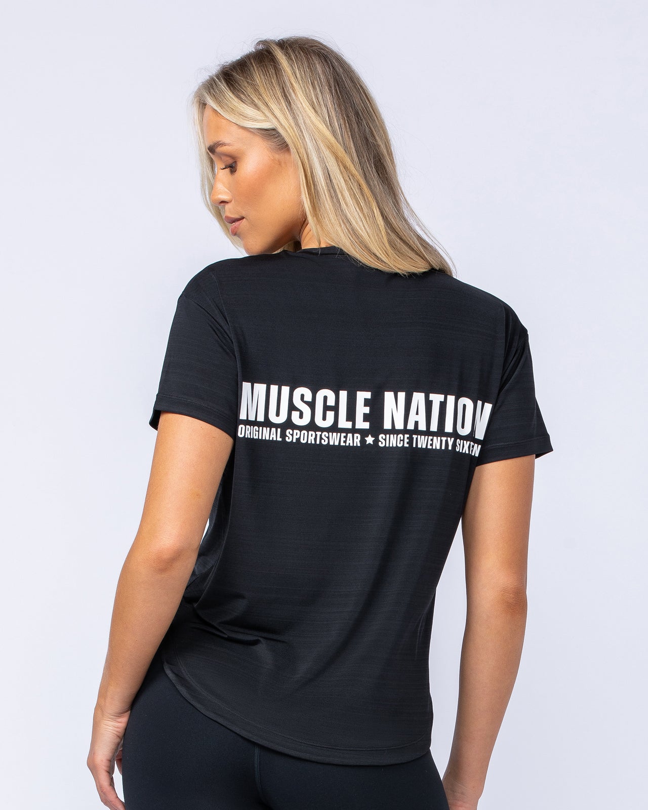Ignite Training Tee - Black (Original Logo)-T-Shirts-XXS-1124215BLKOG-XXS-MNAPPRL34522-5-Muscle Nation
