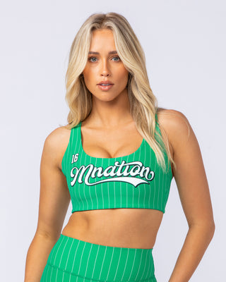 Core Bra - Clover Stripe-Sports Bras-XXS-112438CLOSTRP-XXS-MNAPPRL33343-1-Muscle Nation