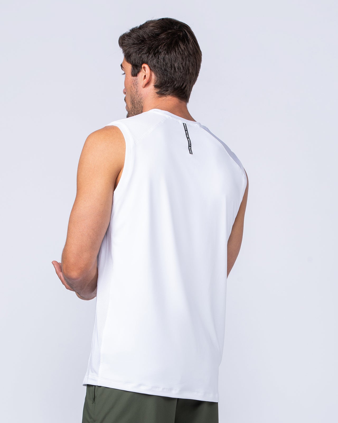 Ventilation Tank - White-Singlets & Tanks-S-062107WHT-S-MNAPPRL11650-4-Muscle Nation