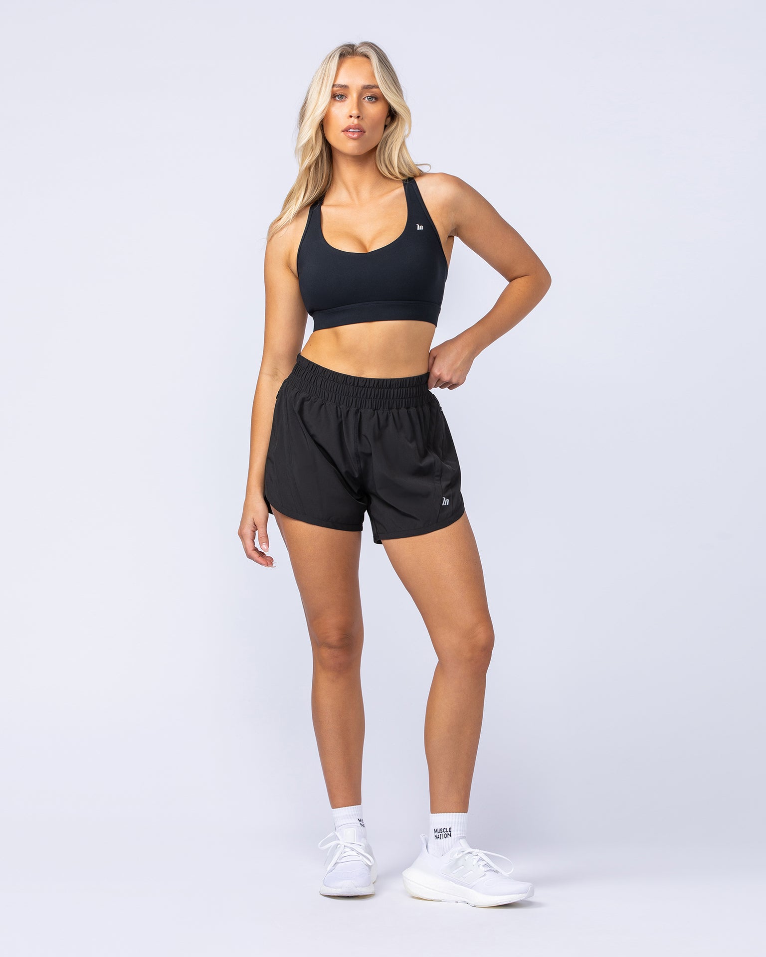 Elite Support Bra - Black-Sports Bras-XXS-112423BLK-XXS-MNAPPRL33316-5-Muscle Nation