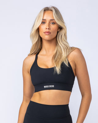 Rival Bra - Black-Sports Bras-XXS-112453BLK-XXS-MNAPPRL33649-1-Muscle Nation