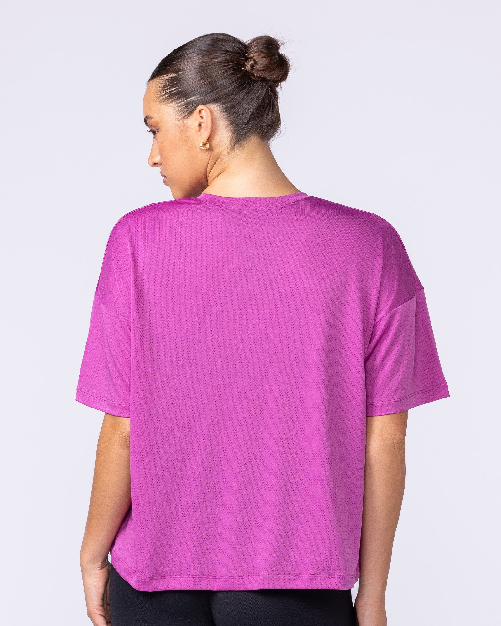 Boxy Training Tee - Radiant Orchid-T-Shirts-XXS-1125133RORID-XXS-MNAPPRL45138-6-Muscle Nation