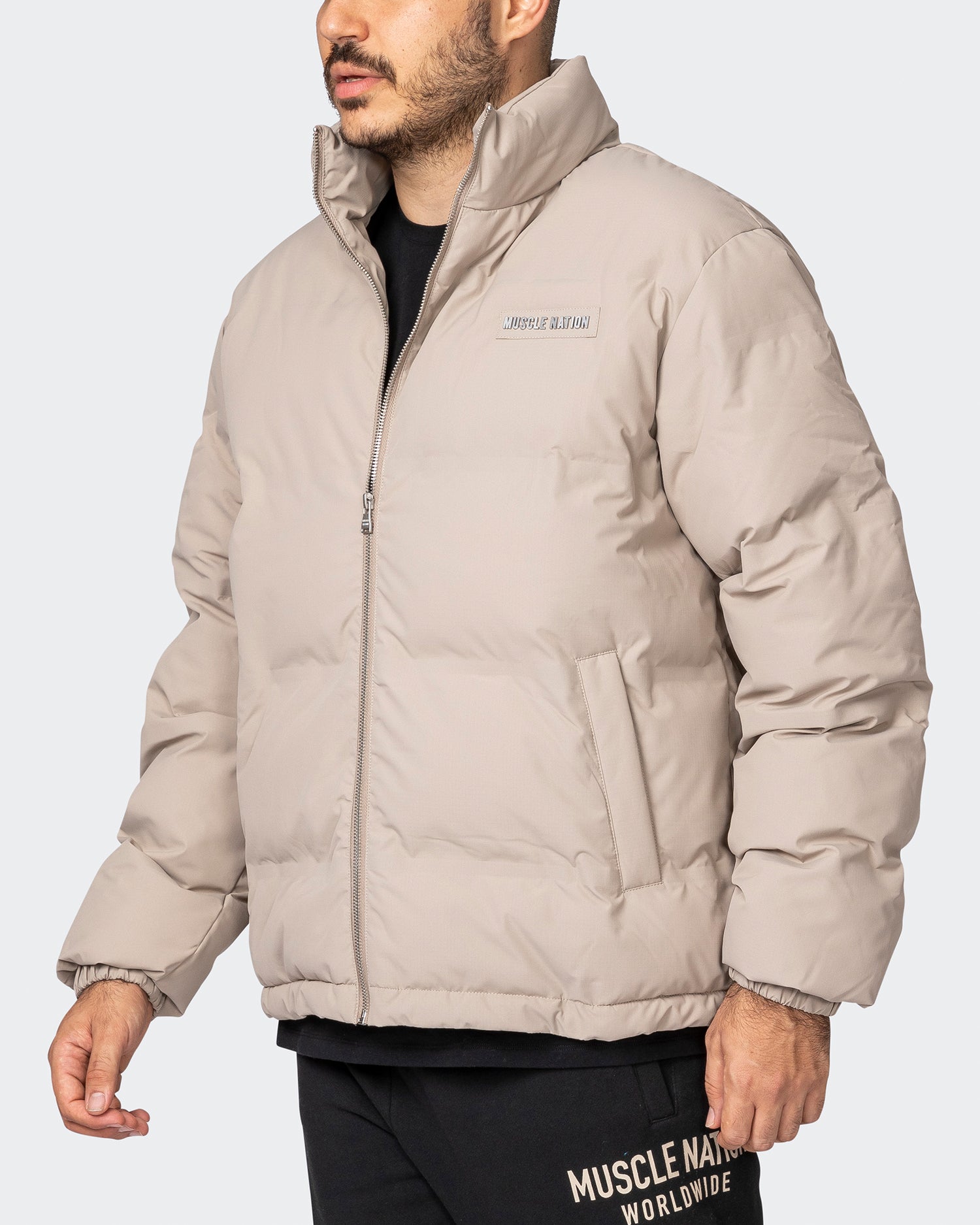 Mens Puffer Jacket - Fossil
