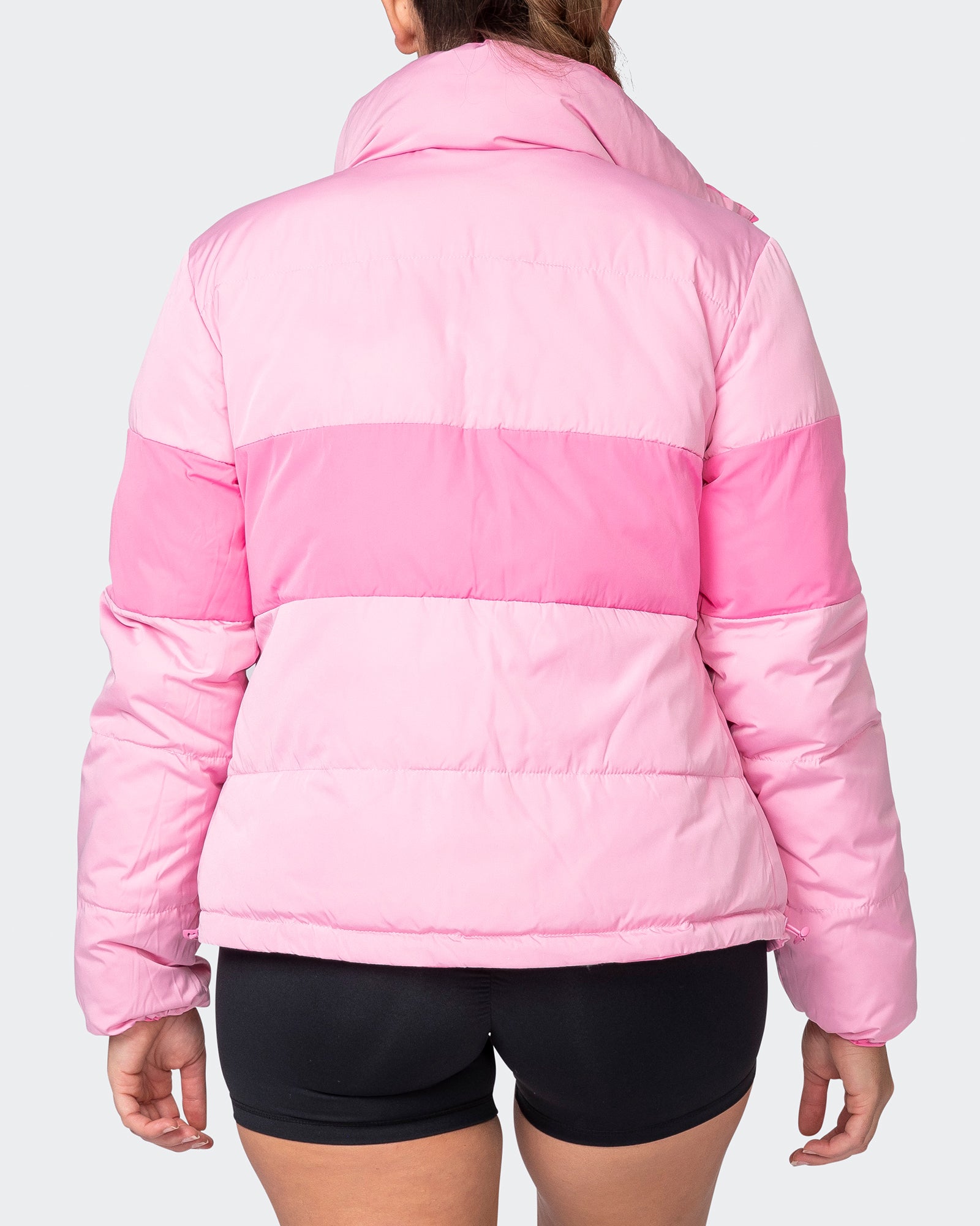 Reversible Puffer Jacket - Strawberry Cream / Blossom