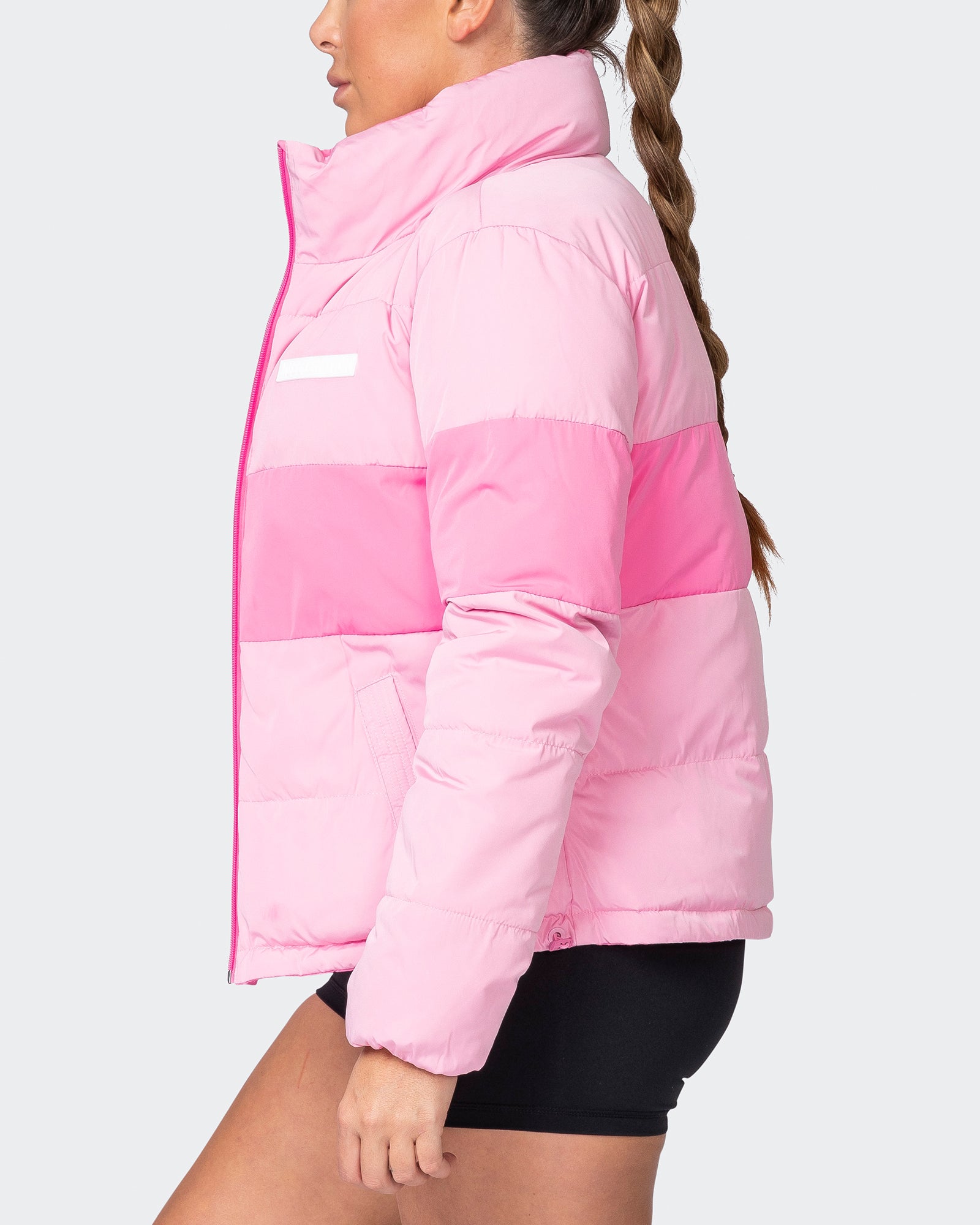 Reversible Puffer Jacket - Strawberry Cream / Blossom