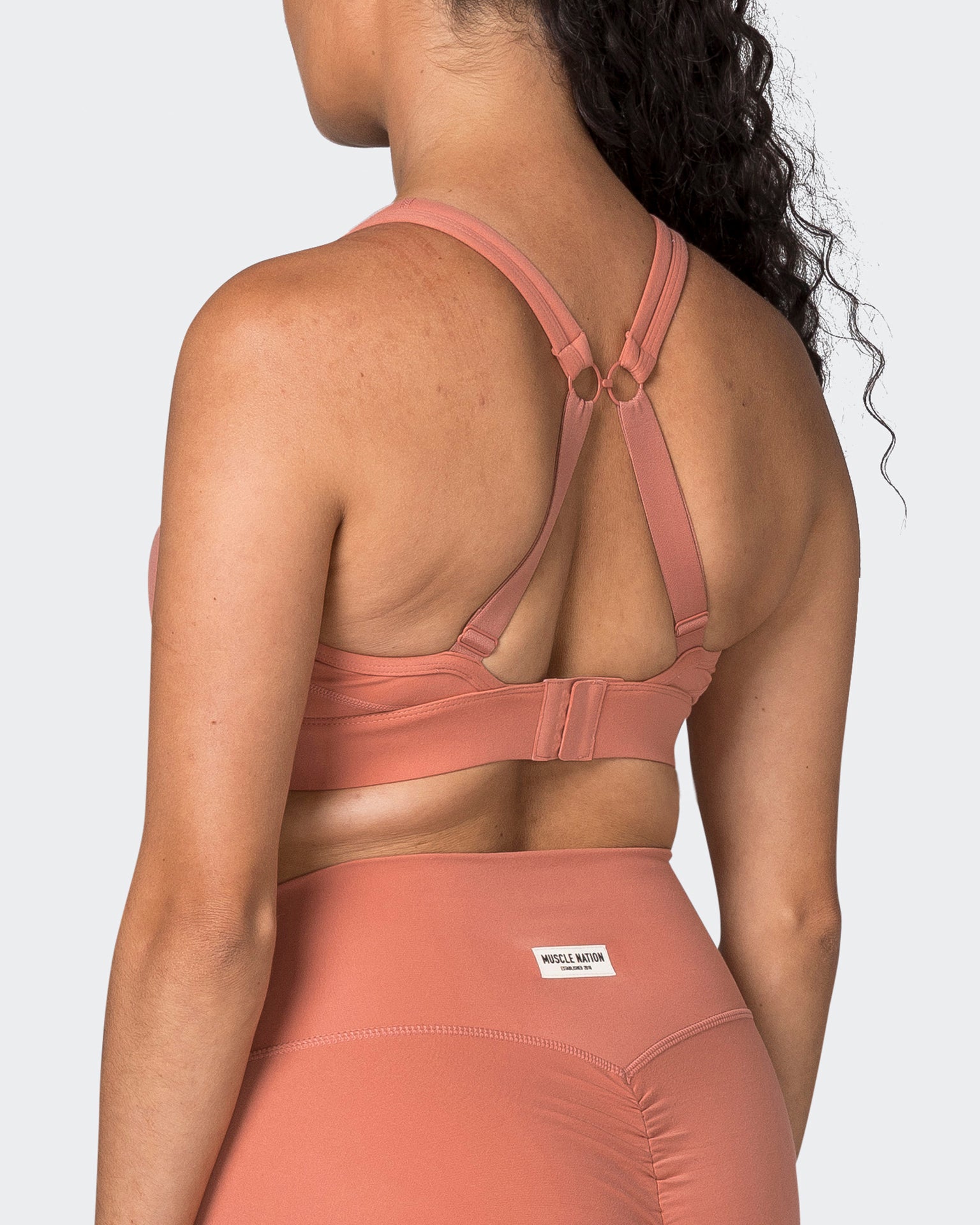 Enhance Bra - Powdered Pink-Sports Bras-XS-042310PWDPNK-XS-MNAPPRL23555-2-Muscle Nation