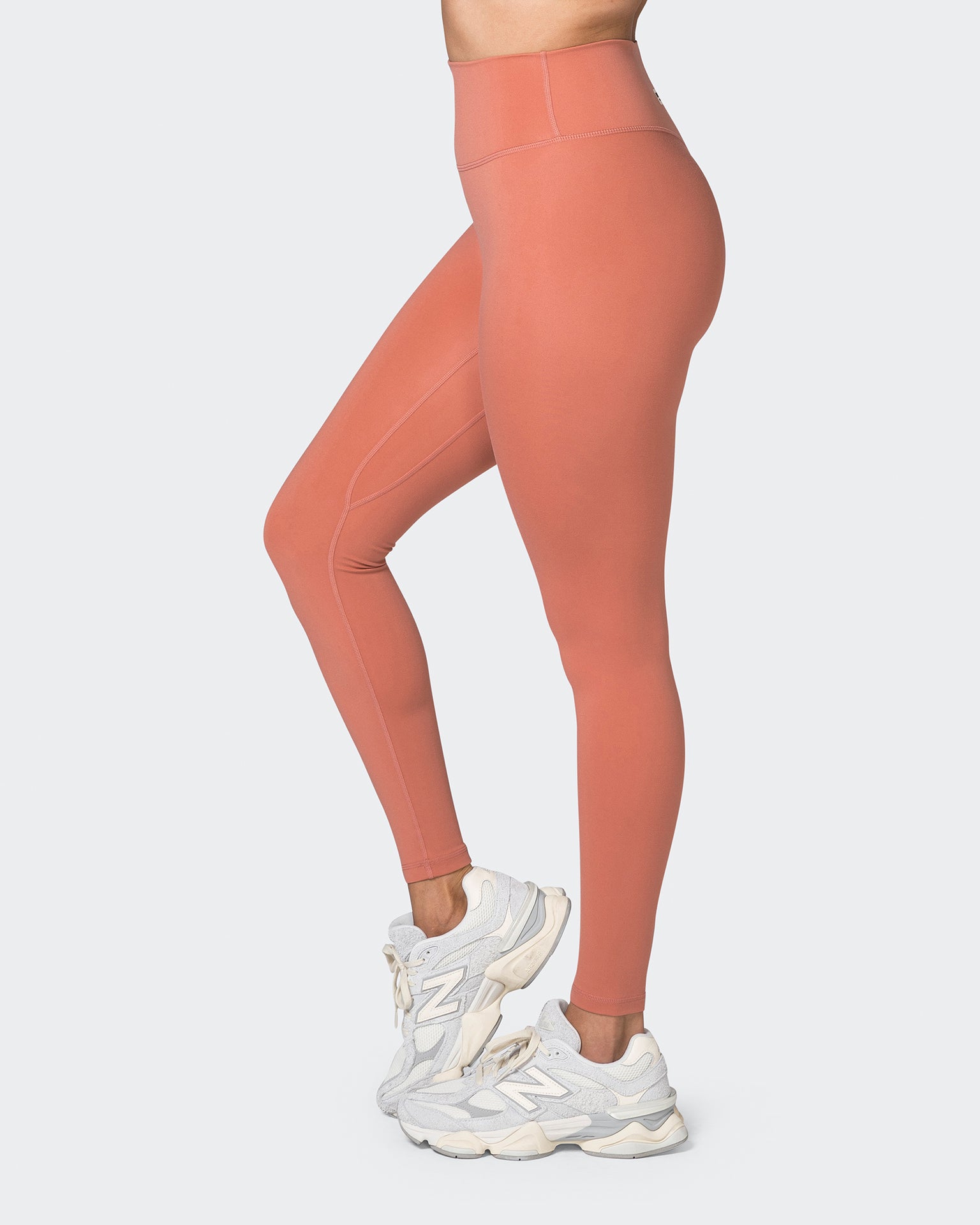 Game Changer Scrunch Full Length Leggings - Powdered Pink-Leggings-XXS-042313PWDPNK-XXS-MNAPPRL23658-4-Muscle Nation