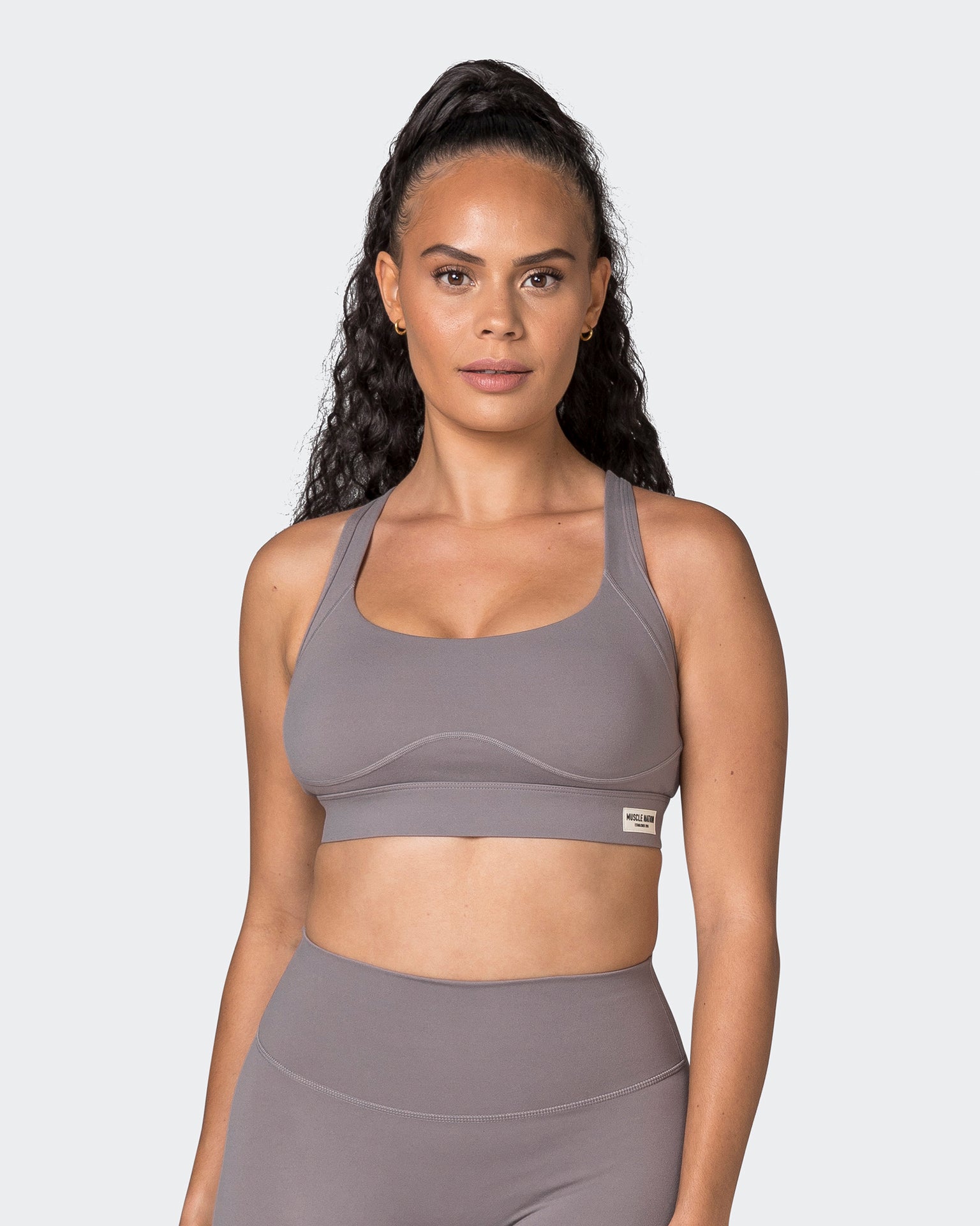 Enhance Bra - Pearl Grey-Sports Bras-XS-042310PRLGRY-XS-MNAPPRL23547-1-Muscle Nation