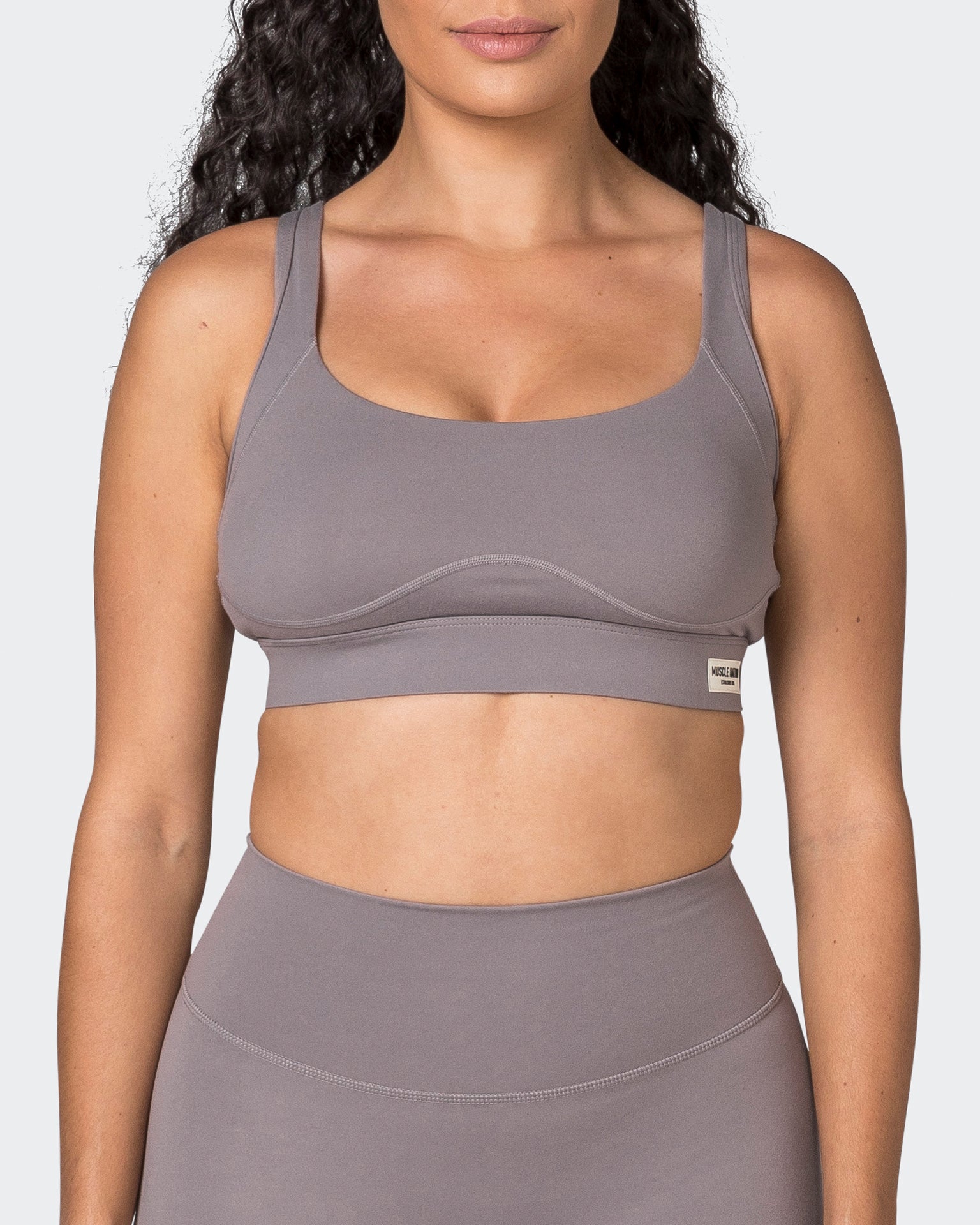 Enhance Bra - Pearl Grey-Sports Bras-XS-042310PRLGRY-XS-MNAPPRL23547-2-Muscle Nation