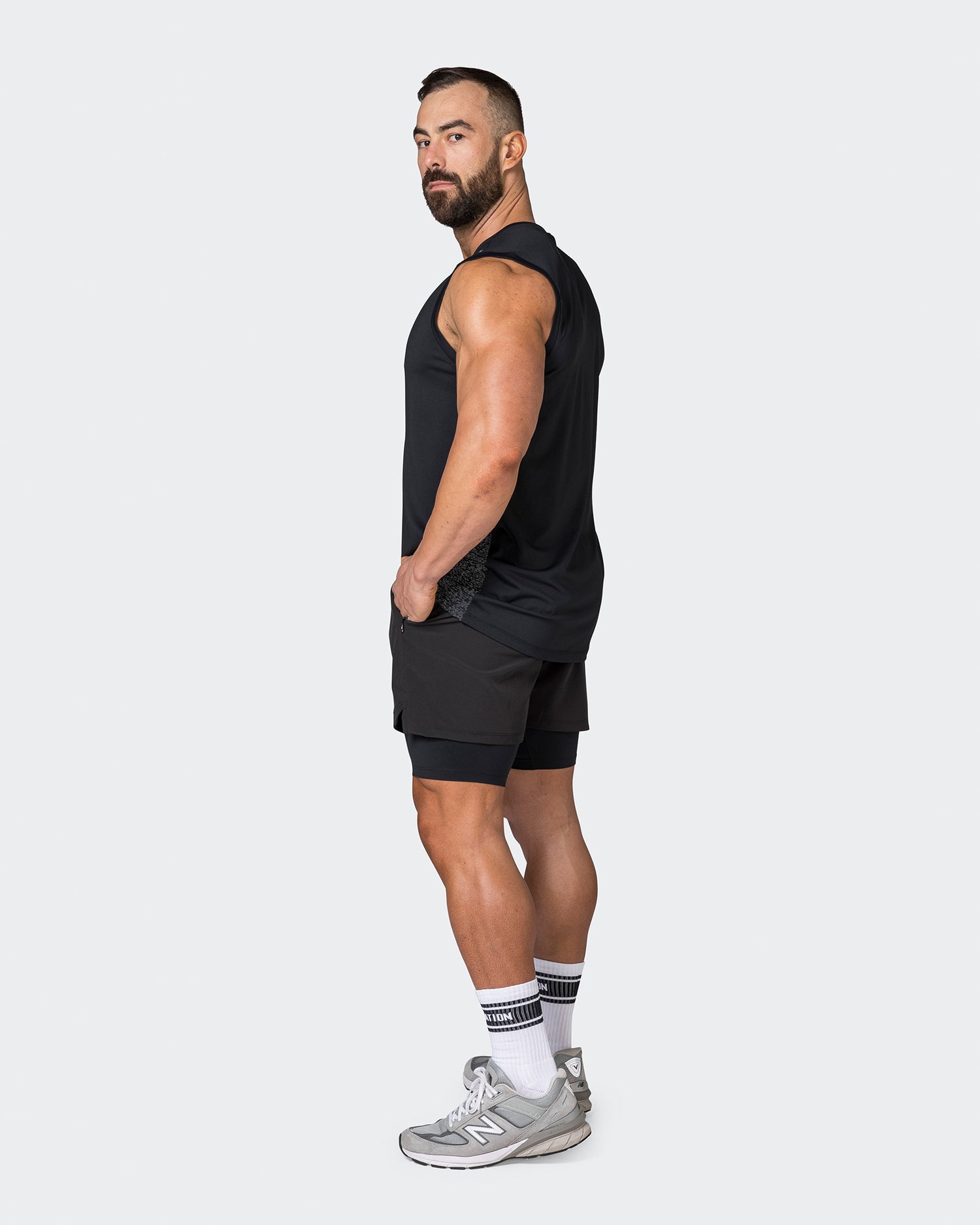 Vigour Training 3" Shorts - Black