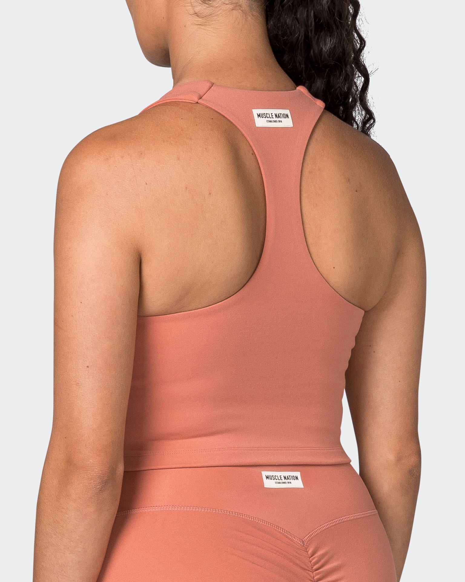 Dual Tank - Powdered Pink-Singlets & Tanks-XXS-042308PWDPNK-XXS-MNAPPRL23490-5-Muscle Nation