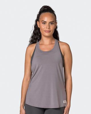 Faster Gym Tank - Pearl Grey-Singlets & Tanks-XXS-042331PRLGRY-XXS-MNAPPRL23842-1-Muscle Nation