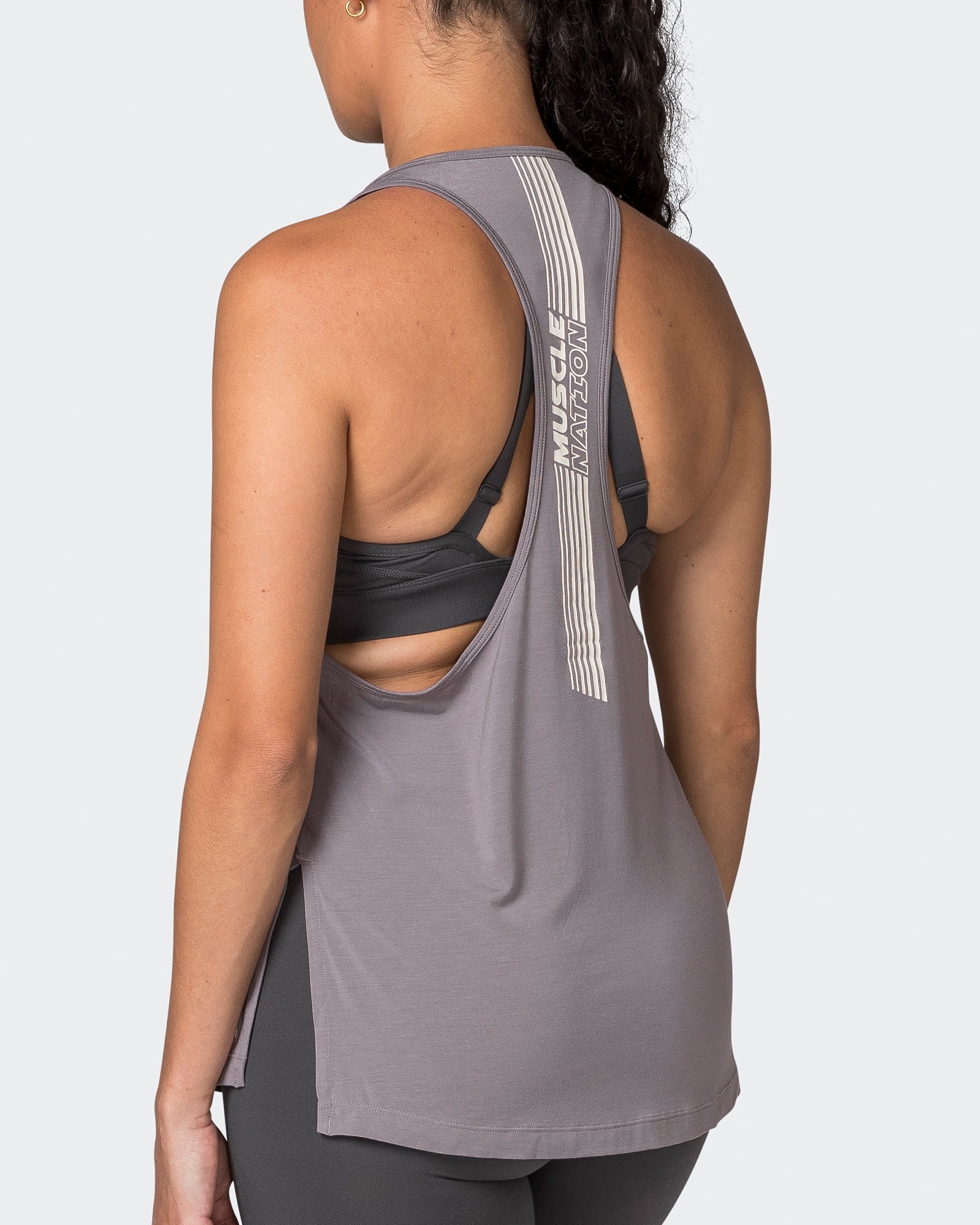 Faster Gym Tank - Pearl Grey-Singlets & Tanks-XXS-042331PRLGRY-XXS-MNAPPRL23842-5-Muscle Nation