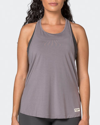 Faster Gym Tank - Pearl Grey-Singlets & Tanks-XXS-042331PRLGRY-XXS-MNAPPRL23842-2-Muscle Nation
