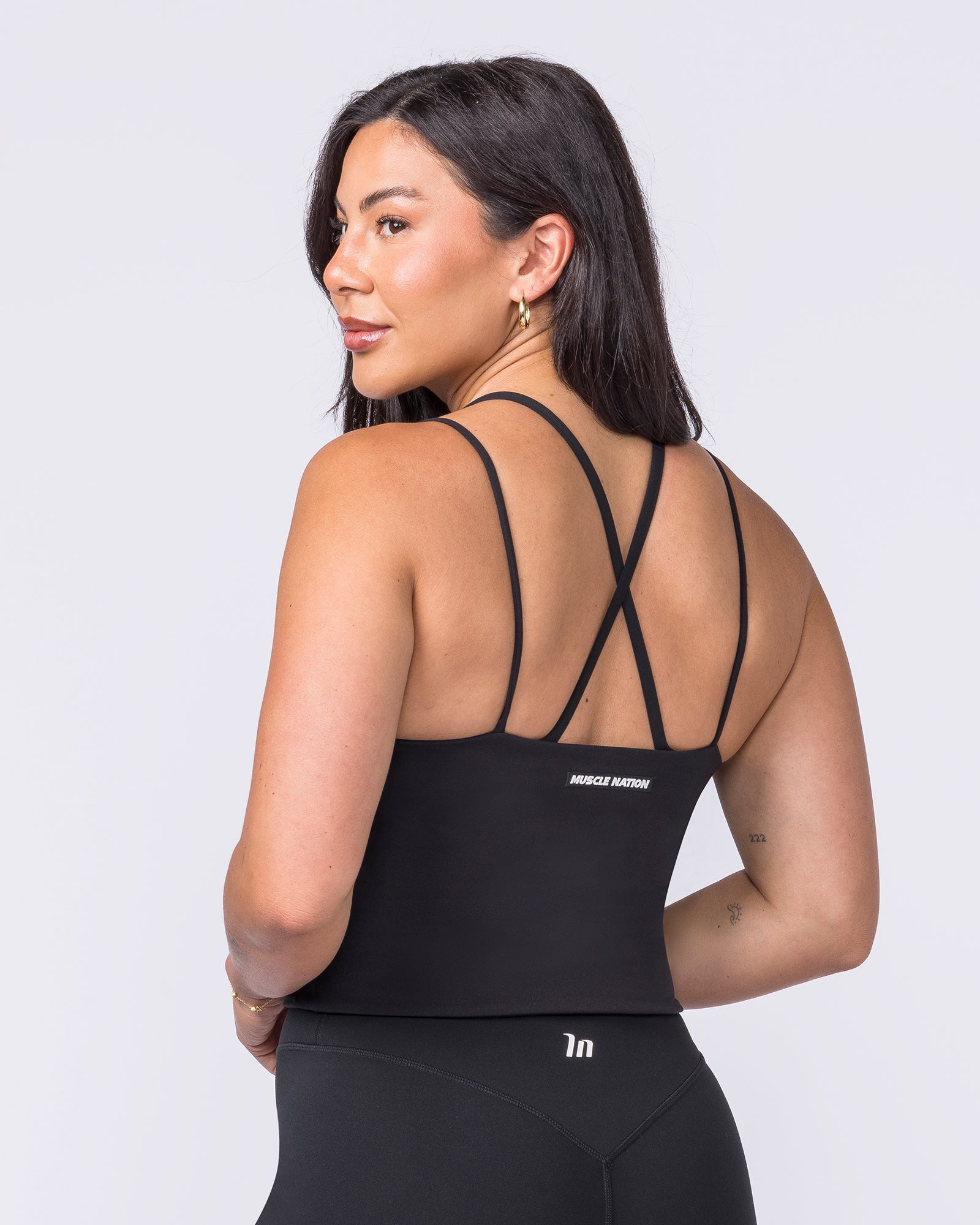 Cami Active Tank - Black – Muscle Nation
