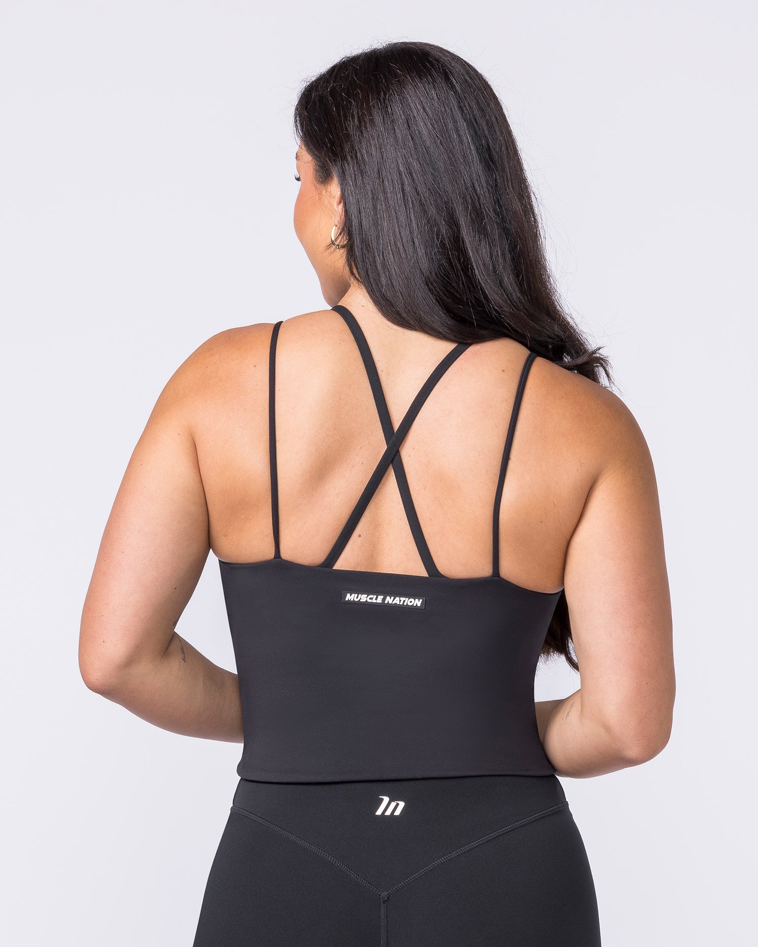 Cami Active Tank - Black-Singlets & Tanks-XXS-032544BLK-XXS-MNAPPRL41581-4-Muscle Nation