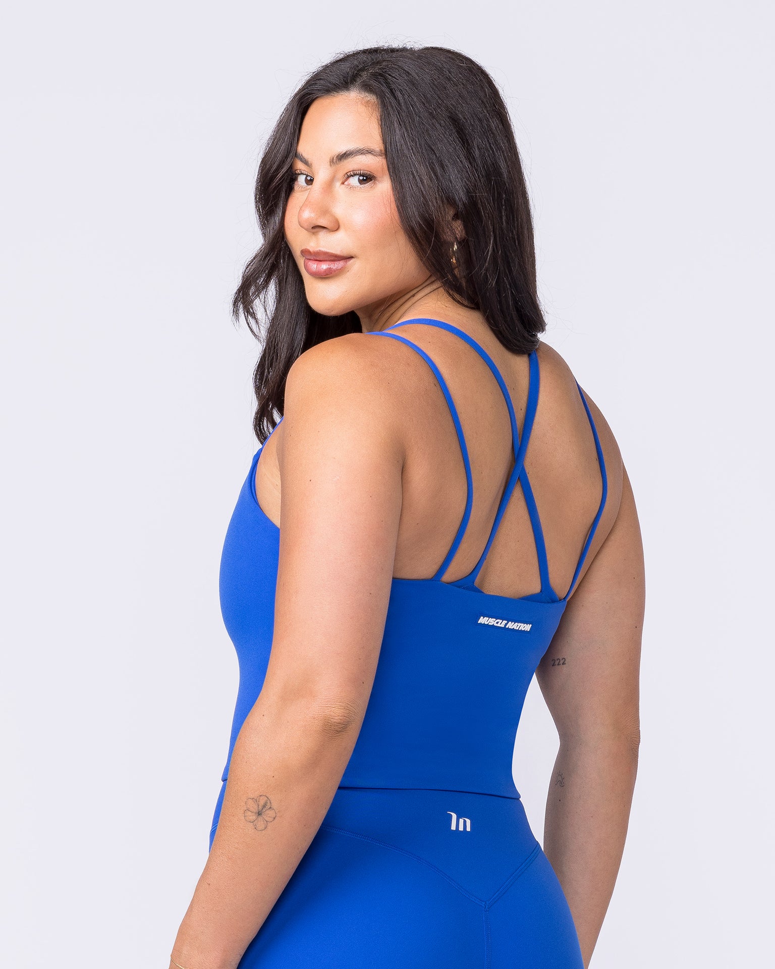 Cami Active Tank - Bondi Blue-Singlets & Tanks-XXS-022605BONDIBLU-XXS-MNAPPRL48368-2-Muscle Nation