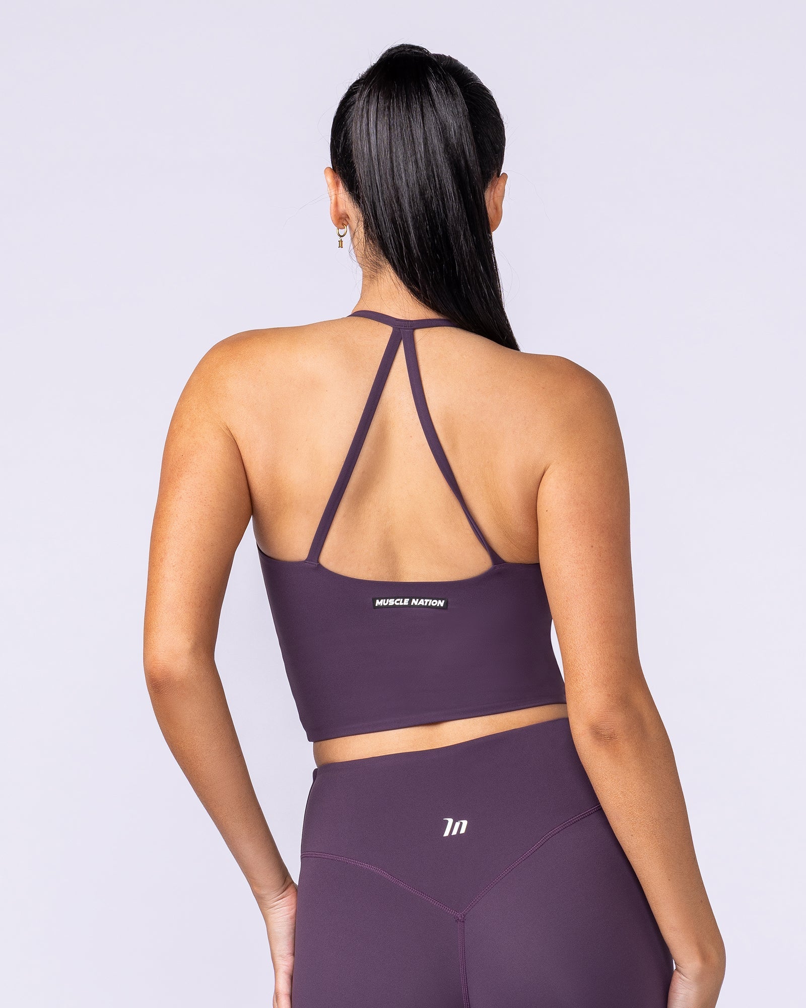 Captivate Bra Tank - Midnight Plum-Singlets & Tanks-XXS-1125109MIDNTPL-XXS-MNAPPRL45725-5-Muscle Nation