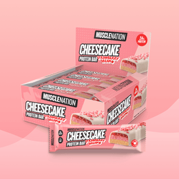 CHEESECAKE Protein Bar Strawberry Dream - Muscle Nation protein bar