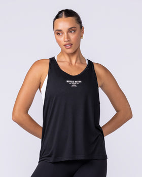 Classic Training Tank - Black-Singlets & Tanks-XXS-1124219BLK-XXS-MNAPPRL34549-1-Muscle Nation