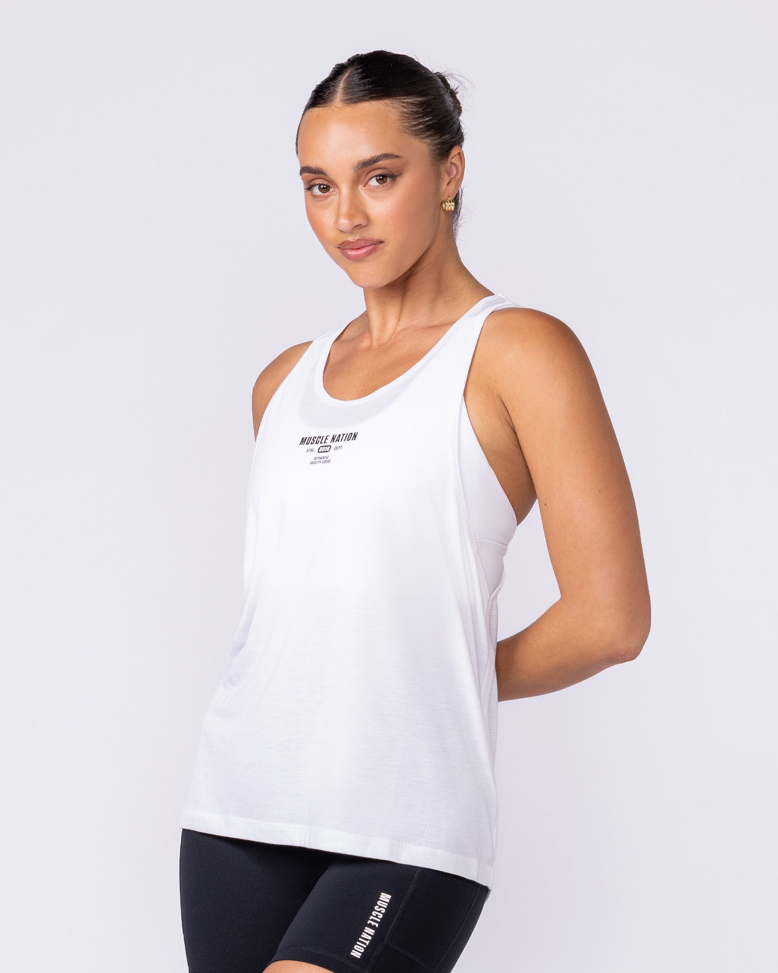 Classic Training Tank - White-Singlets & Tanks-XXS-082431WHT-XXS-MNAPPRL32370-3-Muscle Nation