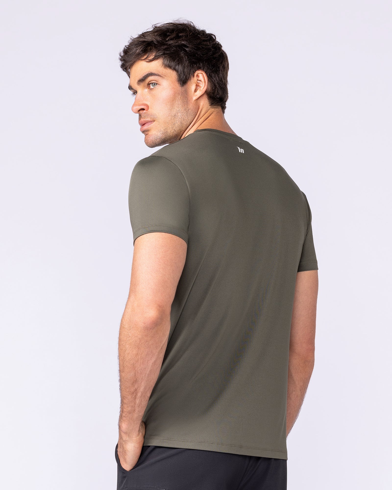 Climaflex Active Tee - Dark Khaki-T-Shirts-S-1125169DKHAKI-S-MNAPPRL46948-2-Muscle Nation
