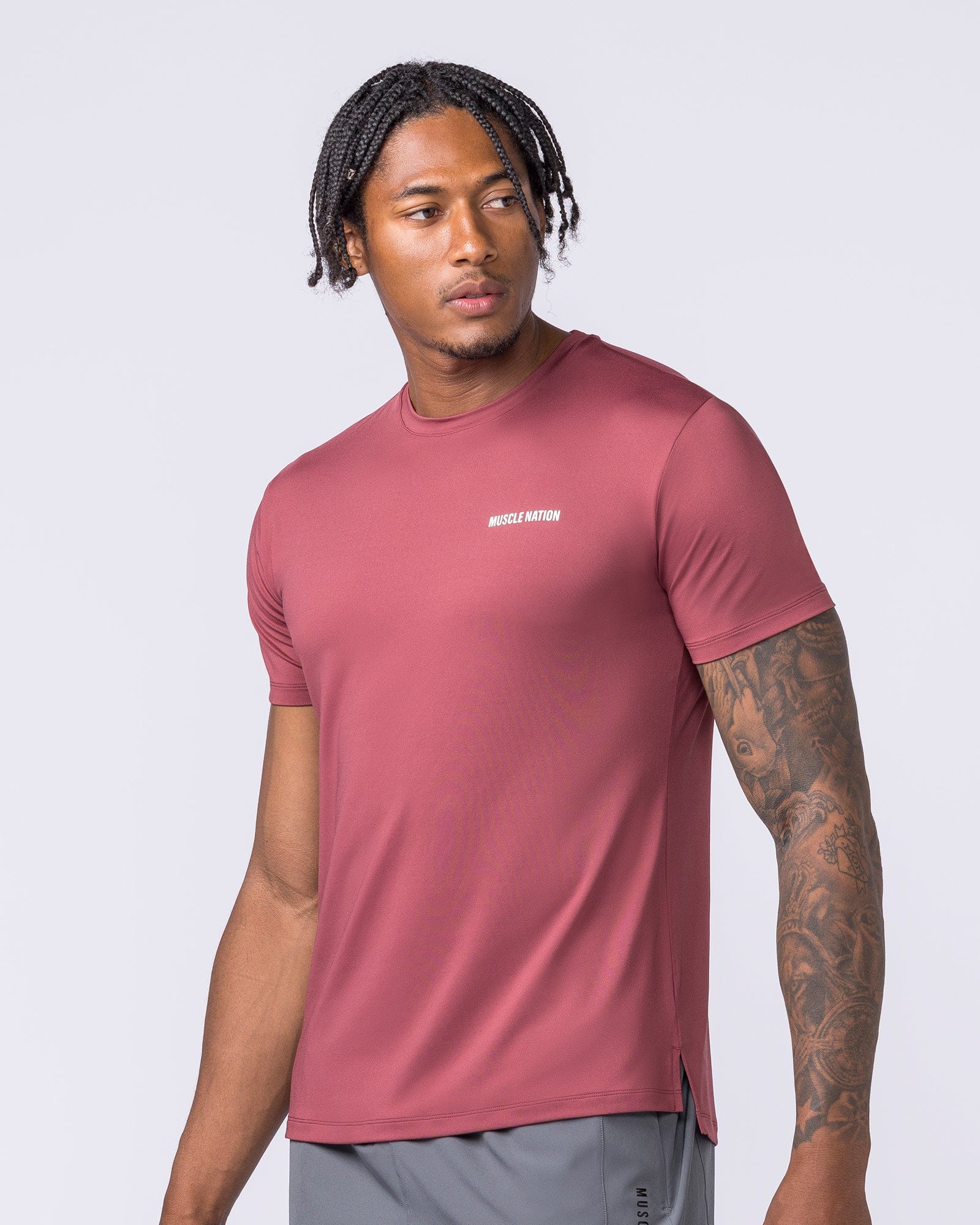 Climaflex Active Tee Rust | Men's Gym Tee | Muscle Nation