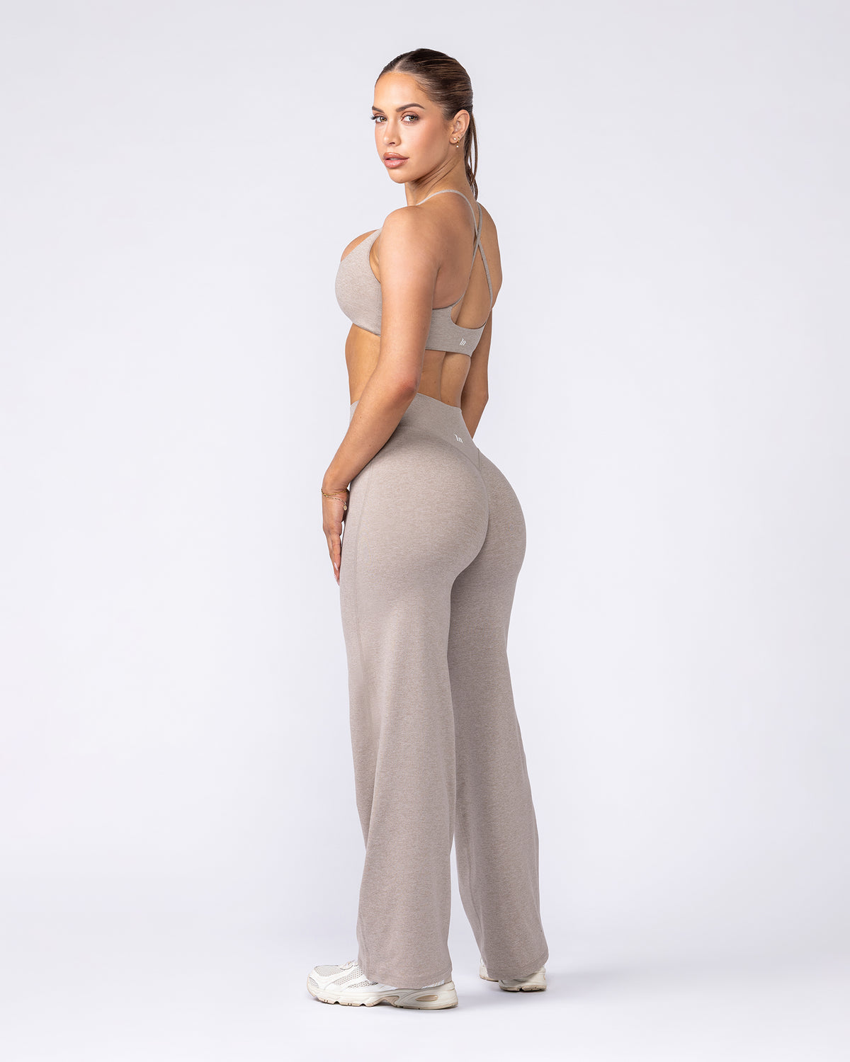 Cloud Straight Leg Leggings Tall - Brown Marl