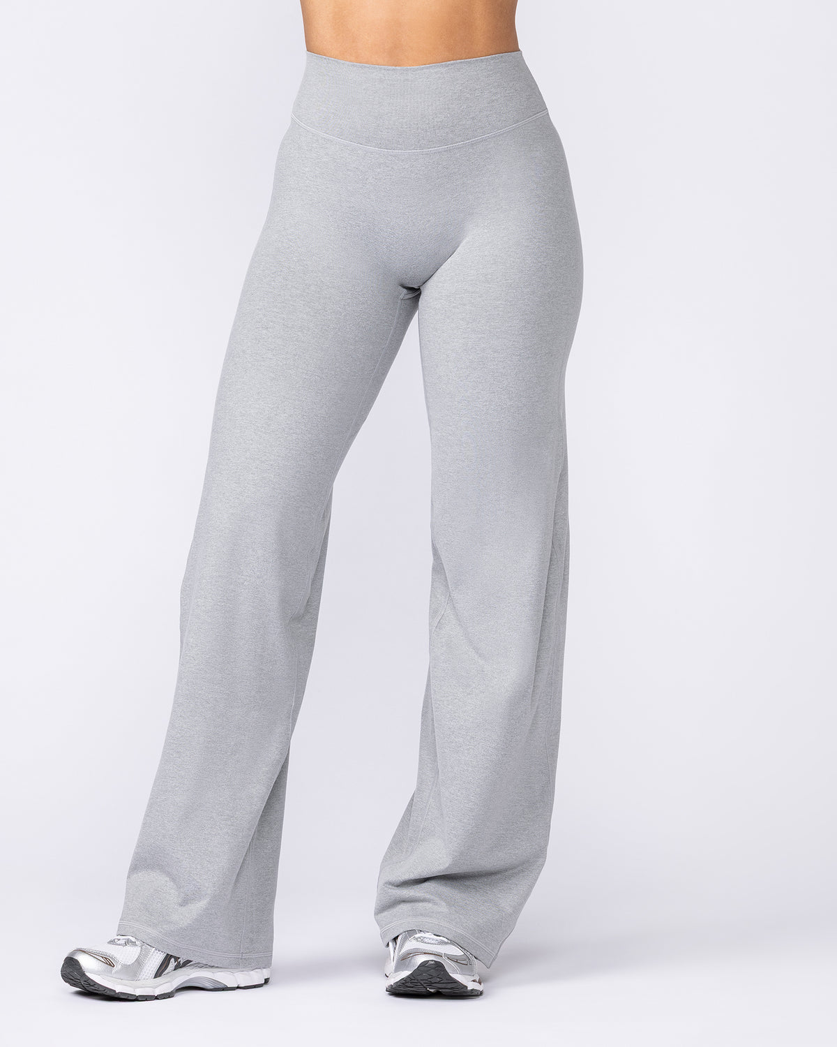 Cloud Straight Leg Leggings Short - Light Grey Marl