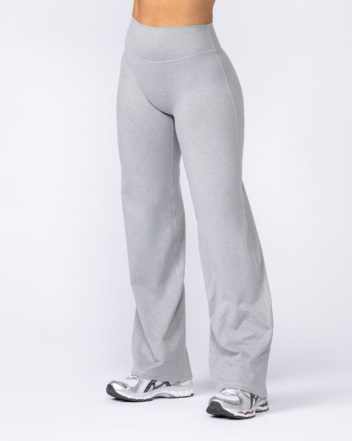 Cloud Straight Leg Leggings Short - Light Grey Marl
