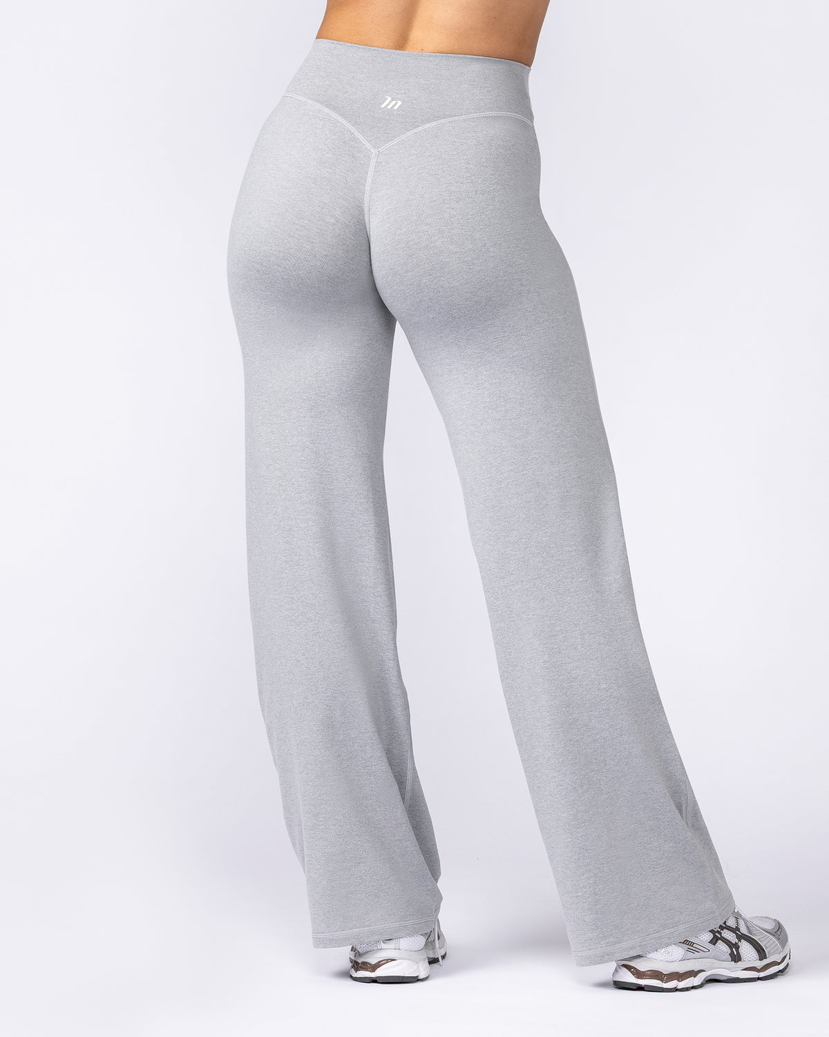 Cloud Straight Leg Leggings Short - Light Grey Marl