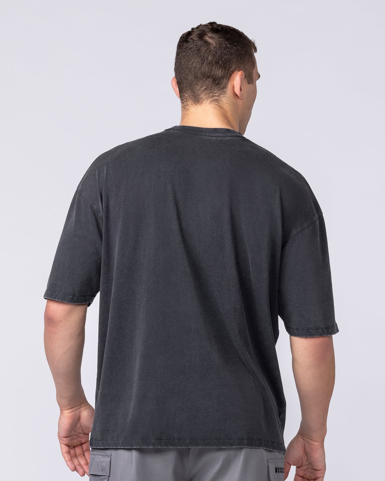 Cobras Oversized Tee - Washed Black