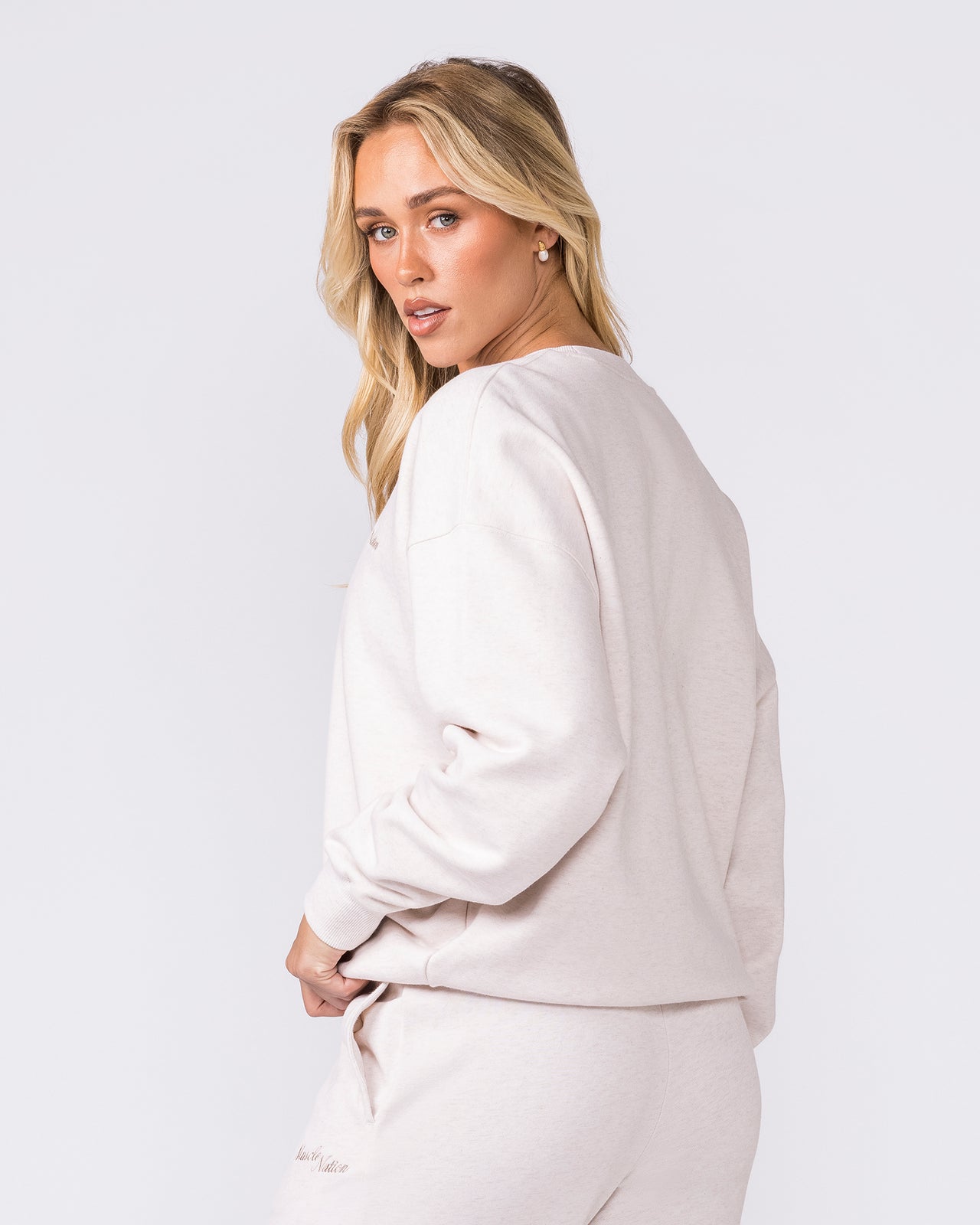 Collective Boxy Pullover - Dew Marl-Jumpers & Hoodies-XXS-042603DEWMRL-XXS-MNAPPRL49901-2-Muscle Nation
