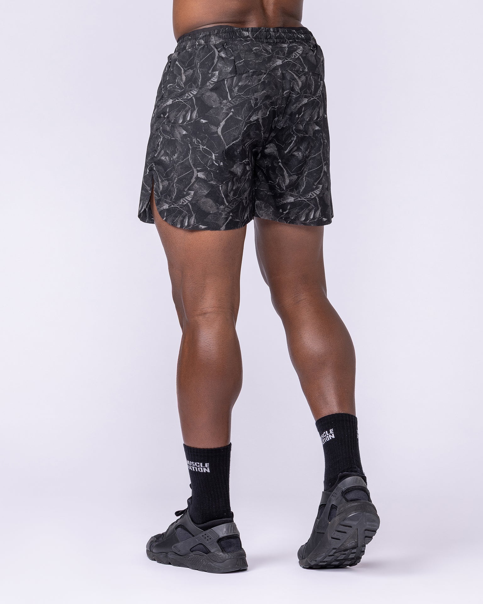 Compete 3" Run Shorts - Tree Camo Monochrome-Shorts-S-1125158TCMOM-S-MNAPPRL47325-5-Muscle Nation