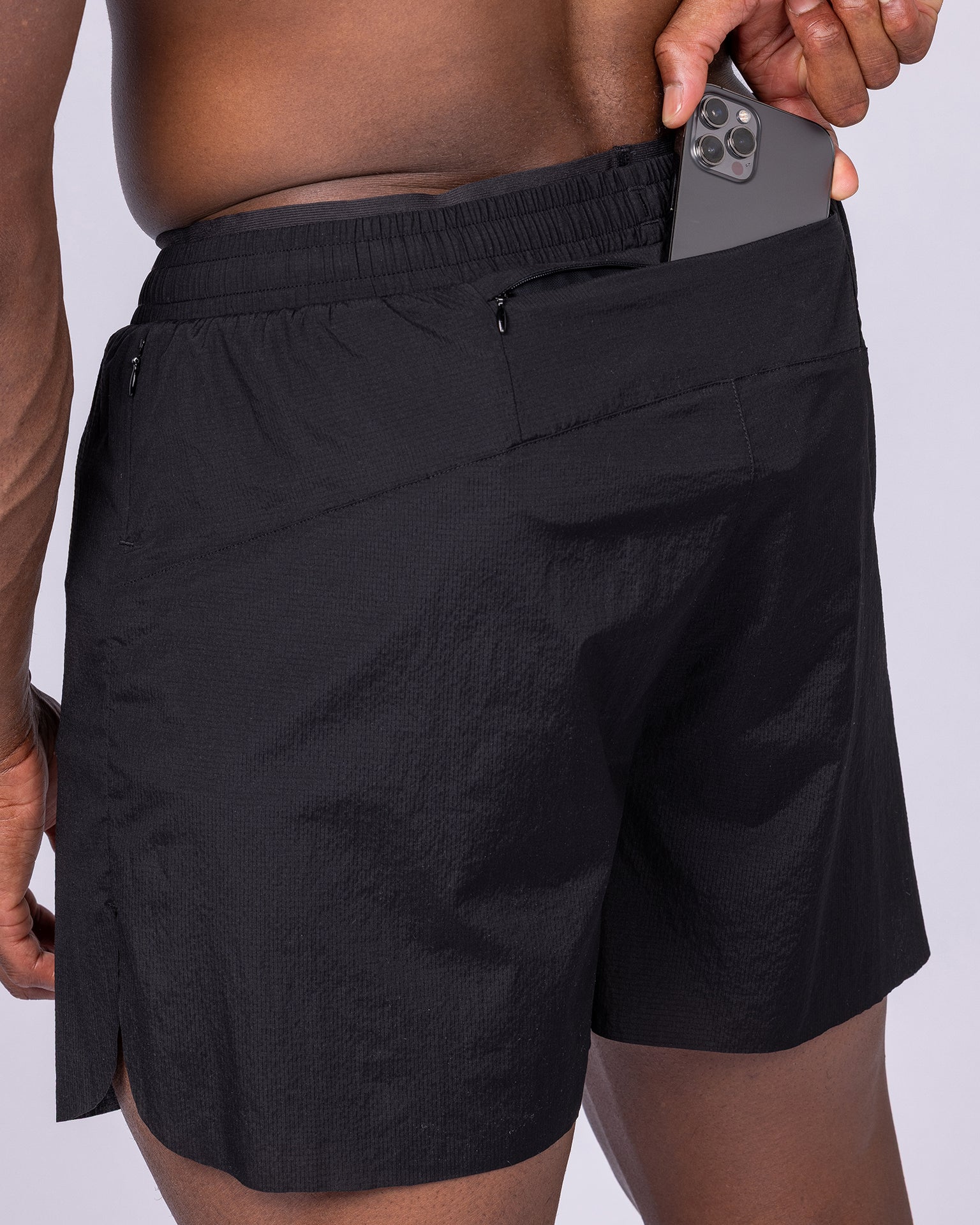 Compete 3" Run Shorts - Black-Shorts-S-1125158BLK-S-MNAPPRL47339-2-Muscle Nation