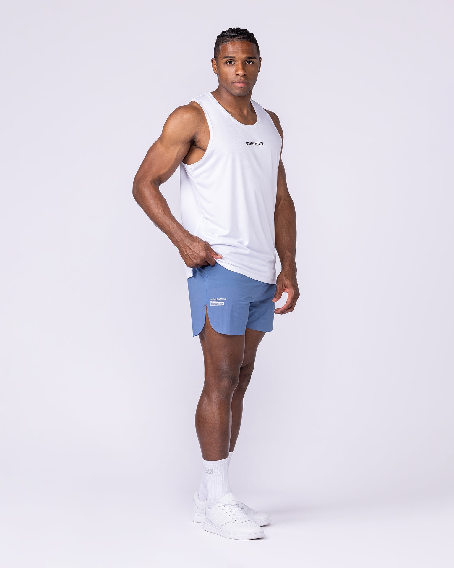 Compete 3" Run Shorts - Pacific-Shorts-S-1125158PCF-S-MNAPPRL47346-8-Muscle Nation