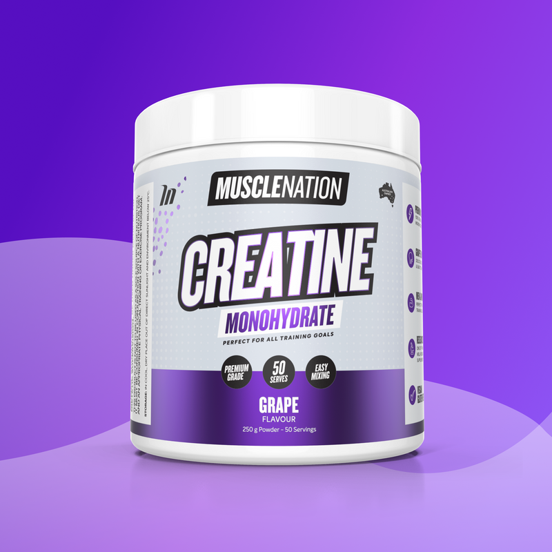 CREATINE MONOHYDRATE - Grape - 50 serves-Creatine-MNSUPPS0371-9359054002432-1-Muscle Nation
