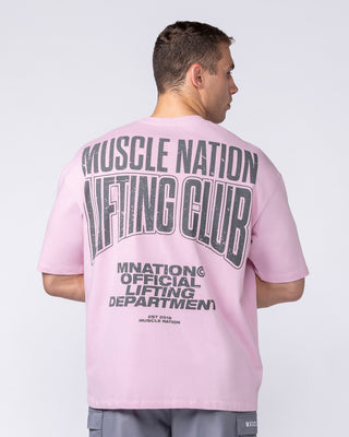Creed Oversized Tee - Powder Pink